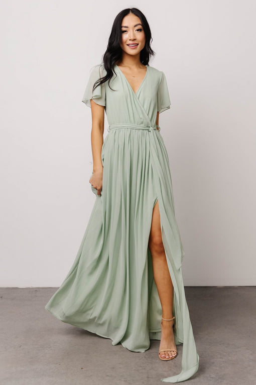 Kristina Maxi Dress | Sage | Baltic Born